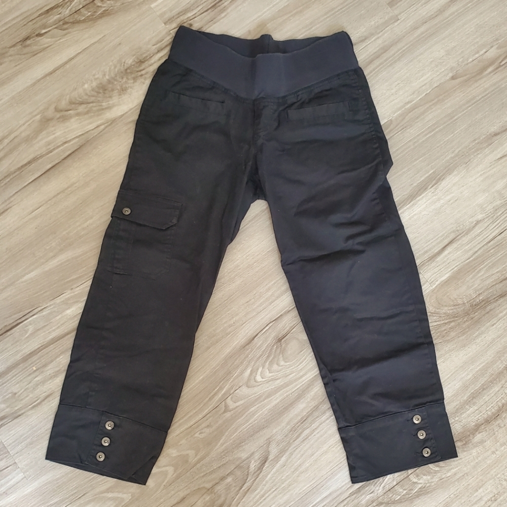 Maternity Cargo capri pants